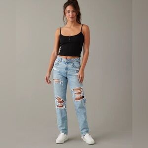 Distressed Light Blue Women's Jeans